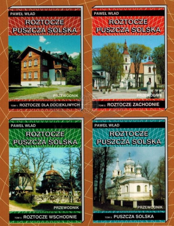 Roztocze, Puszcza Solska. Tom 3: Roztocze Środkowe. Przewodnik. Okładka tył