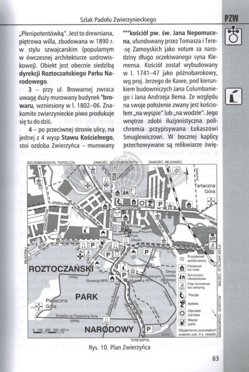 Roztocze, Puszcza Solska. Tom 3: Roztocze Środkowe. Przewodnik. Przykładowa strona 3