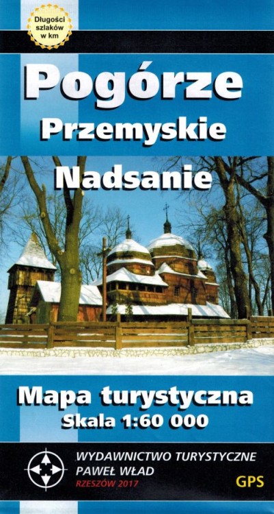 Pogórze Przemyskie 1:60 000. Nadsanie. Mapa turystyczna. Okładka