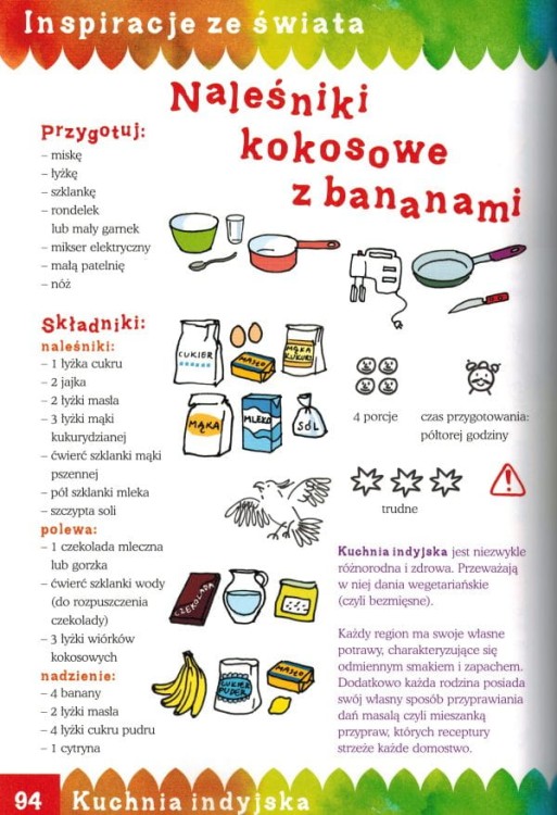 Dzieci gotują. Wielka księga przepisów wydawnictwa Demart. Przykładowa strona 3