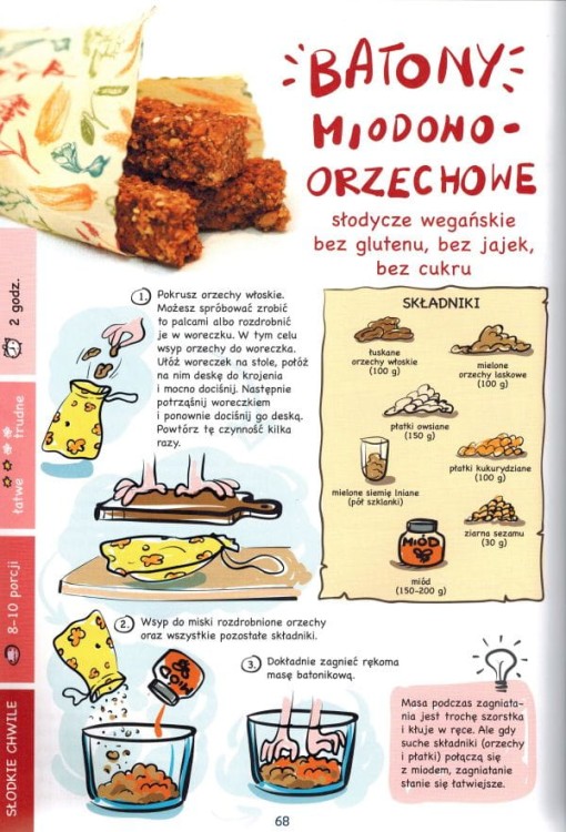 Dzieci gotują - wege. Książka kucharska wydawnictwa Demart. Przykładowa strona 4
