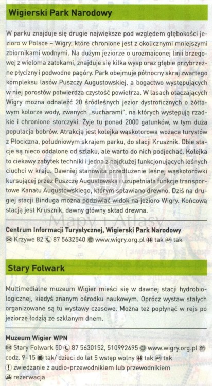 Podlaskie - północ. Wodoodporna mapa rowerowa z serii "Nie tylko Green Velo"  wydawnictwa Euro Pilot. Informator