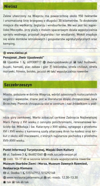 Lubelskie. Wodoodporna mapa rowerowa z serii "Nie tylko Green Velo"  wydawnictwa Euro Pilot. Informator