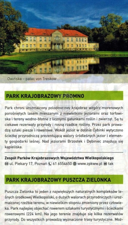 Poznań i okolice - wschód. Wodoodporna mapa rowerowa z serii "Nie tylko Green Velo"  wydawnictwa Euro Pilot. Informator