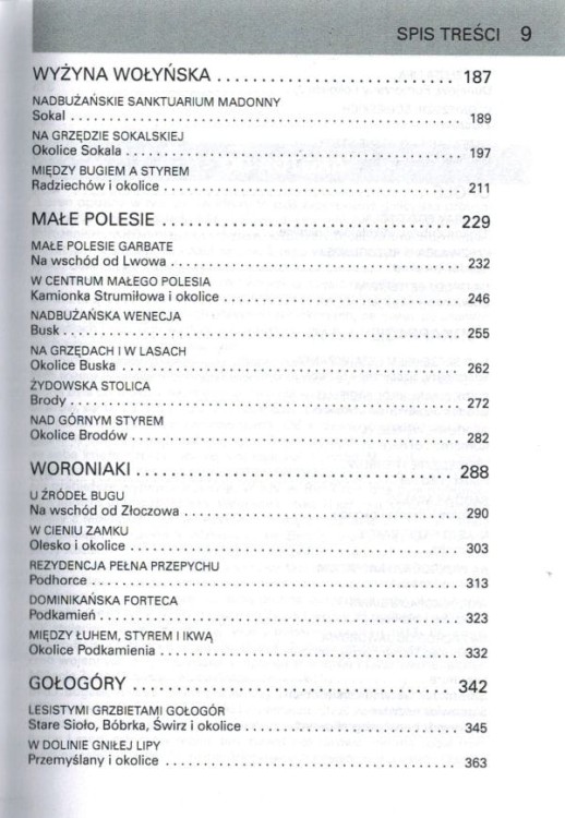 Ziemia Lwowska. Ukraina Zachodnia. Przewodnik wydawnictwa Rewasz. Spis treści 3