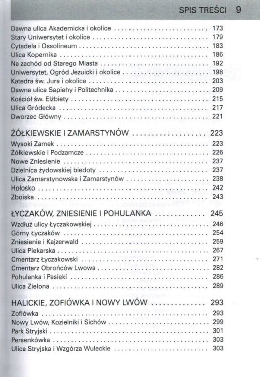 Lwów. Ukraina Zachodnia. Przewodnik wydawnictwa Rewasz. Spis treści 3