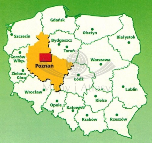 Puszcza Zielonka 1:50 000. Mapa turystyczna. Zasięg
