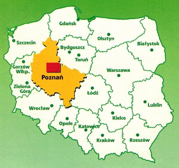 Puszcza Zielonka 1:50 000. Mapa turystyczna. Zasięg
