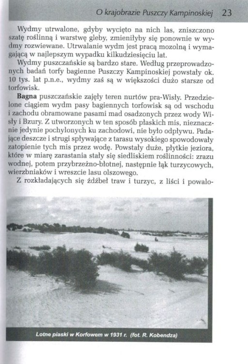 Puszcza Kampinoska. Przewodnik wydawnictwa Rewasz. Przykładowa strona 1