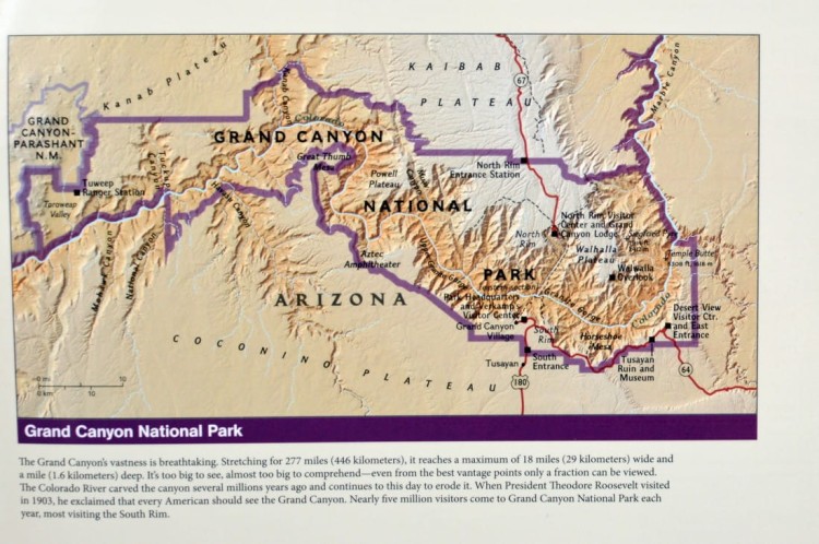 USA 1:5 183 000. Mapa ścienna parków narodowych wydawnictwa National Geographic. Fragment 7