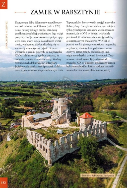 Jura Krakowsko-Częstochowska. Atlas turystyczny wydawnictwa SBM. Przykładowa strona 3