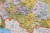 Rosja / Federacja Rosyjska. Mapa ścienna administracyjno-drogowa XL. Wersja angielska. Fragment 4