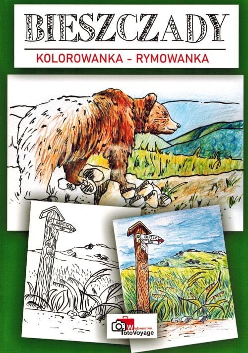 Bieszczady. Kolorowanka - rymowanka dla dzieci. Okładka