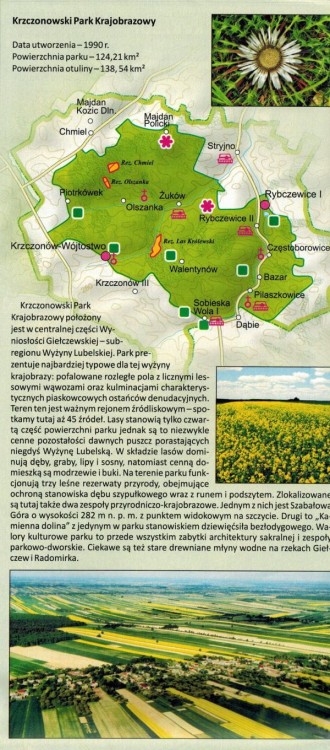 Województwo lubelskie 1:300 000. Parki krajobrazowe i inne formy ochrony przyrody. Mapa przyrodniczo-krajoznawcza wydawnictwa Kartpol. Informator