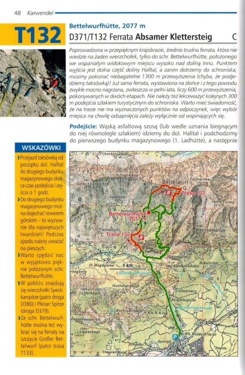 Ferraty Alp Austriackich. Tom III - zachód. Przewodnik. Przykładowe strony 2