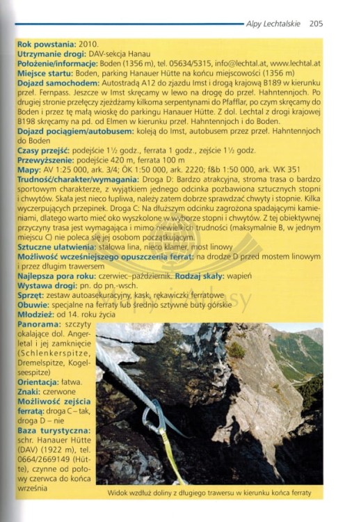 Ferraty Alp Austriackich. Tom III - zachód. Przewodnik. Przykładowe strony 4