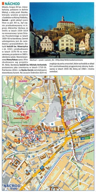 Góry Bystrzyckie i Orlickie 1:35 000. Laminowana mapa turystyczna wydawnictwa Compass. Informator