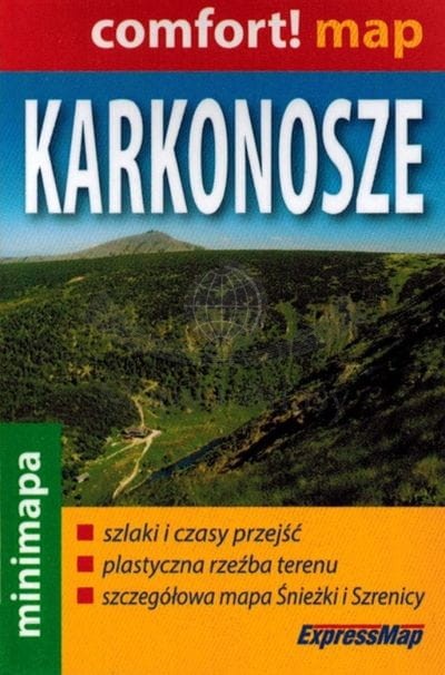 Karkonosze 1:90 000. Laminowana minimapa turystyczna. Wyd. 2026. ExpressMap