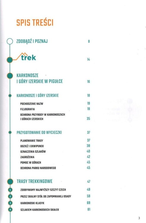 Karkonosze i Góry Izerskie. Przewodnik z serii trek&travel. Spis treści 1