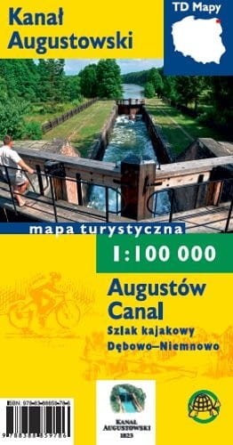 Kanał Augustowski 1:100 000. Lapa turystyczna wydawnictwa TD Mapy