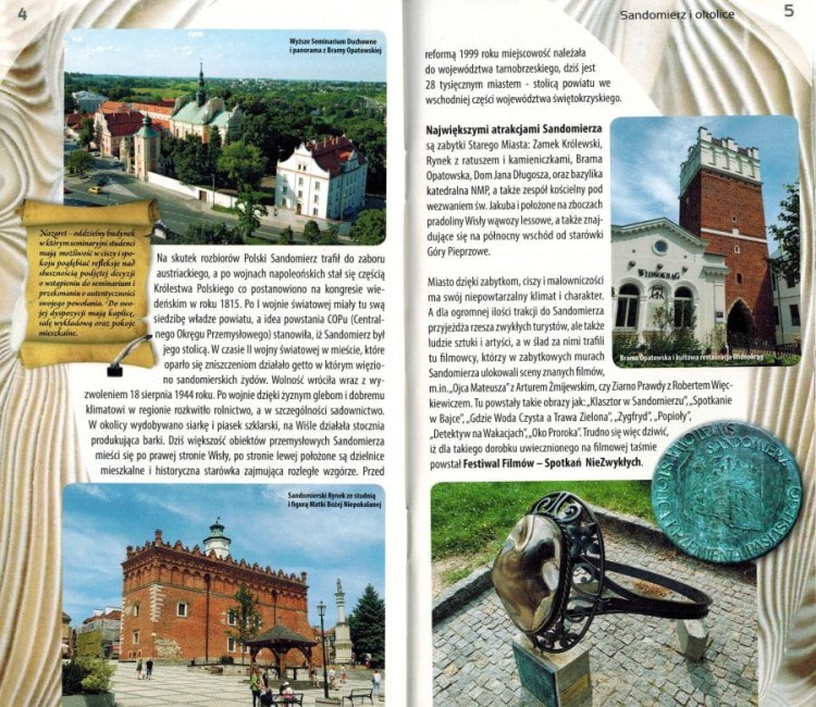 Sandomierz i okolice. Przewodnik wydawnictwa Galileos. Przykładowe strony 2