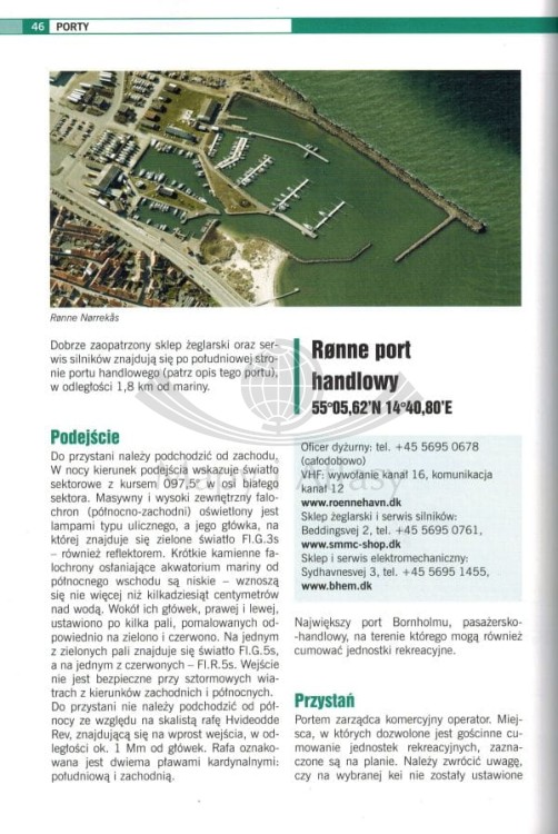 Bornholm i archipelag Ertholmene. Przewodnik żeglarski. Przykładowa strona 2