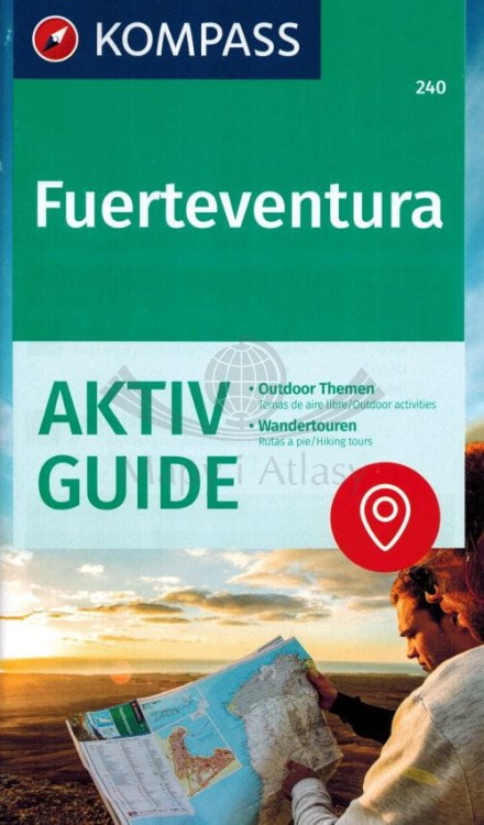 Fuerteventura 1:50 000. Mapa turystyczna 240 wydawnictwa Kompass. Informator - okładka