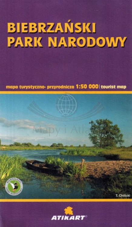 Biebrzański Park Narodowy 1:50 000. Mapa turystyczna. Okładka