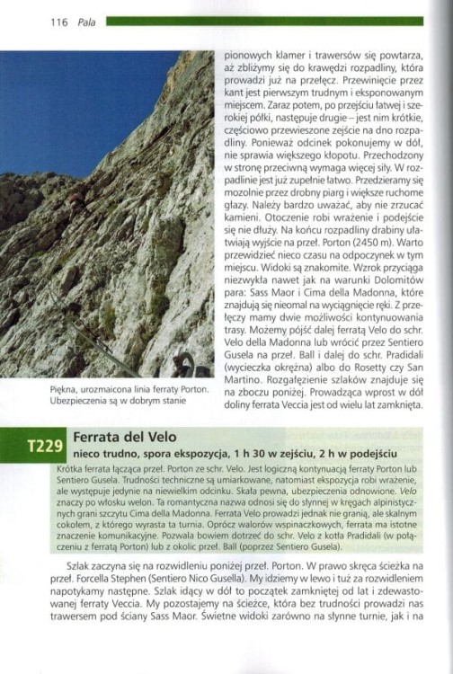 Dolomity. Tom II. Zachód. Przewodnik autorstwa Dariusza Tkaczyka. Przykładowa strona 3