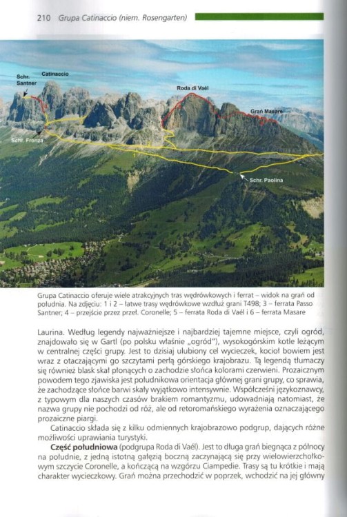 Dolomity. Tom II. Zachód. Przewodnik autorstwa Dariusza Tkaczyka. Przykładowa strona 4