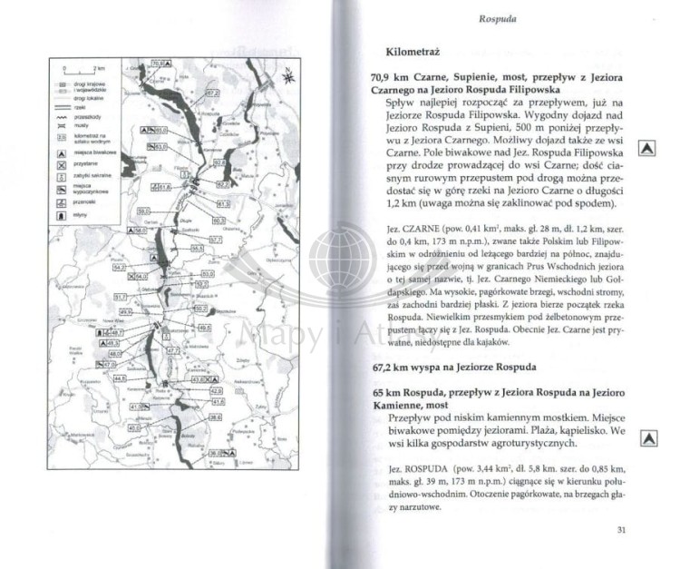 Suwalszczyzna. Kanał Augustowski, Rospuda, Czarna Chańcza. Przewodnik kajakowy. Przykładowe strony 2