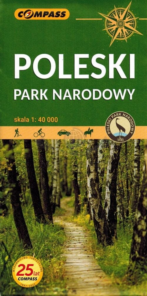 Poleski Park Narodowy 1:40 000. Mapa turystyczna. Compass