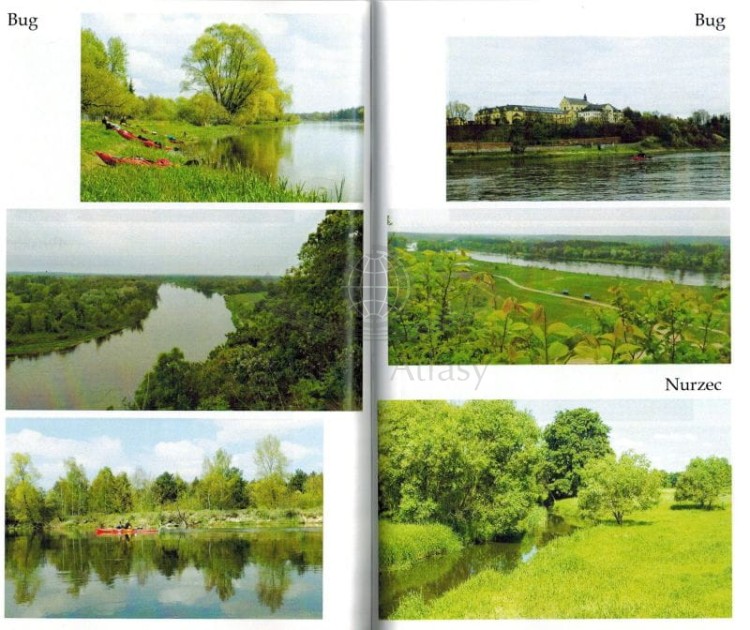 Podlasie. Przewodnik kajakowy. Przykładowe strony 3