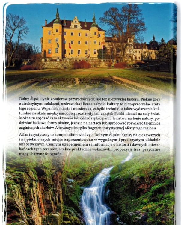 Dolny Śląsk. Atlas turystyczny. Wydawnictwa SBM. Okładka tył
