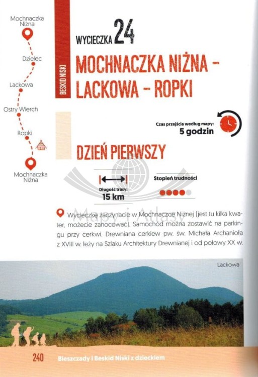 Bieszczady i Beskid Niski z dzieckiem. Przewodnik wydawnictwa Pascal. Przykładowa strona 5