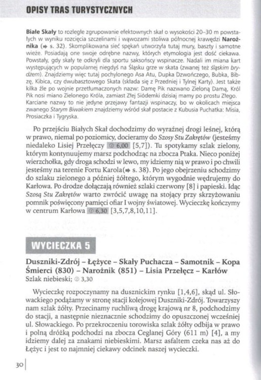 Góry Stołowe. Przewodnik wydawnictwa Rewasz. Przykładowe strony 1