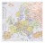 Europa 1:3 000 000. Mapa ścienna. Kody pocztowe. Wersja STRONG. Wydawnictwo Piętka
