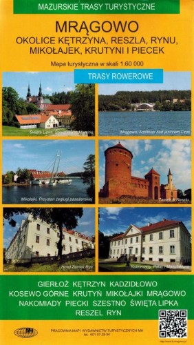 Mrągowo i okolice. Mapa turystyczna. Okładka