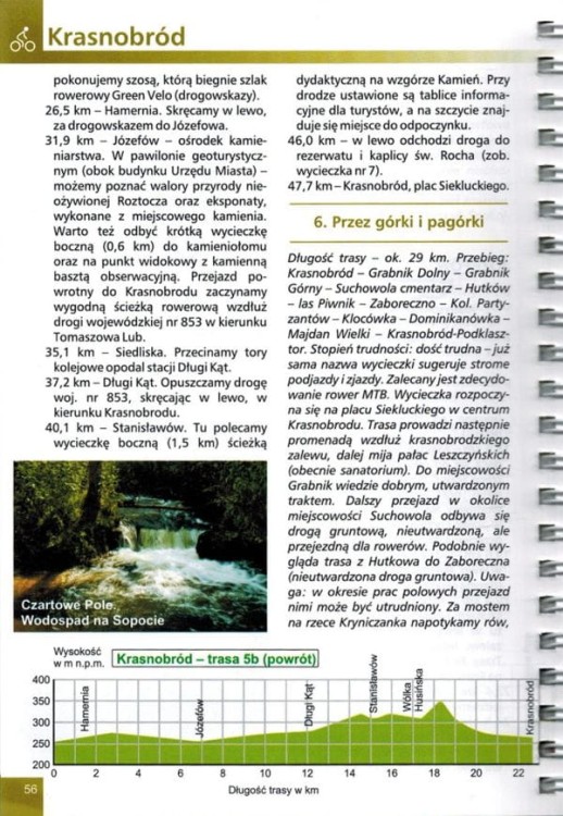 Roztocze. Przewodnik po trasach rowerowych. Przykładowa strona 3