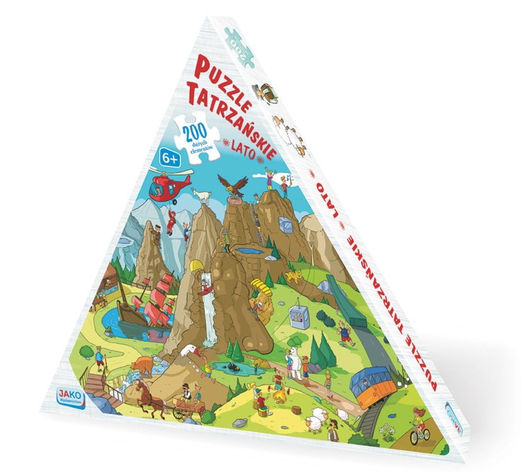 Tatry. Puzzle tatrzańskie - lato. 200 elementów