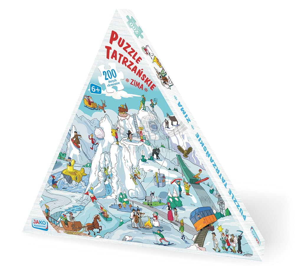 Tatry. Puzzle tatrzańskie - zima. 200 elementów