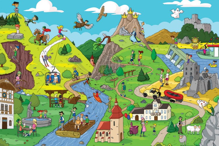 Pieniny. Puzzle pienińskie. 200 elementów