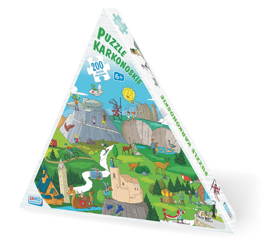 Karkonosze. Puzzle karkonoskie. 200 elementów