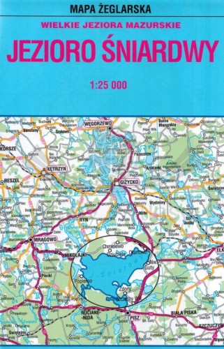 Jezioro Śniardwy 1:25 000. Wodoodporna mapa żeglarska. Okładka tył