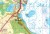 Jezioro Niegocin, Boczne, Wojnowo. Laminowana mapa żeglarska. Fragment 2