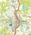 Trasa Odra-Nysa 1:50 000. Laminowana mapa rowerowa 7043 wydawnictwa Kompass. Fragment 2