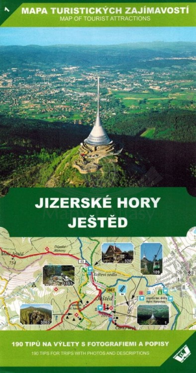 Góry Izerskie, Jested 1:50 000. Mapa atrakcji turystycznych 1. Okładka