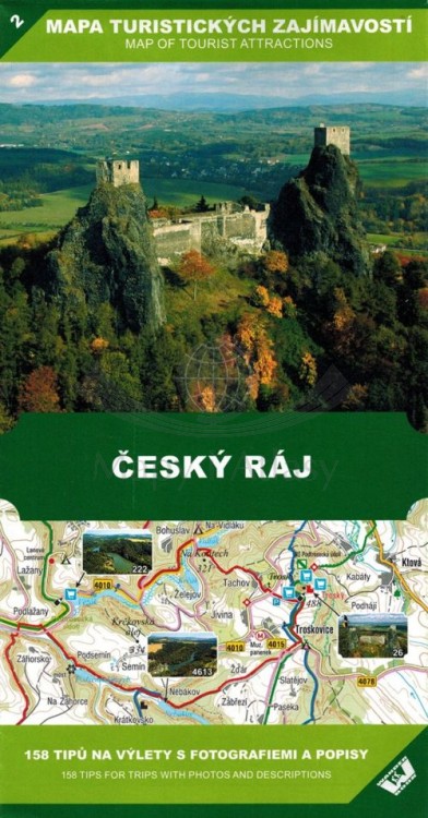 Czeski Raj / Cesky Raj 1:50 000. Mapa atrakcji turystycznych 2. Okładka