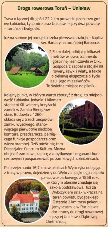 Powiat toruński 1:75 000. Mapa turystyczna. Informator