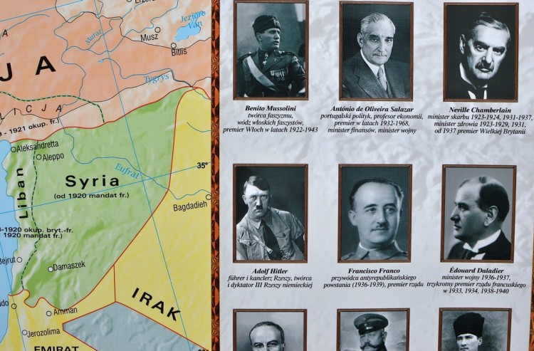 Europa w latach 1919-1939. Mapa ścienna wydawnictwa Meridian. Fragment 8